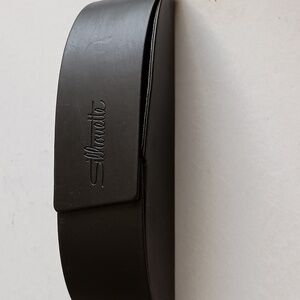 Silliouette Designer leather eyeglass case $28 +free FosterGrant Sunglasses .